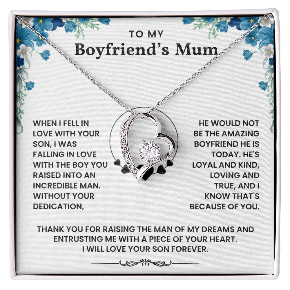 To My Boyfriend's Mum - Thank You For Raising The Man of My Dreams - Necklace