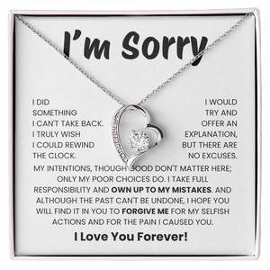 Apology Gift for Her - I Take Full Responsibility - Necklace