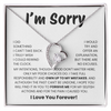 Apology Gift for Her - I Take Full Responsibility - Necklace