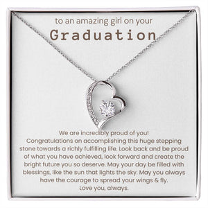 Graduation Gifts for Her - We Are Incredibly Proud of You - Necklace