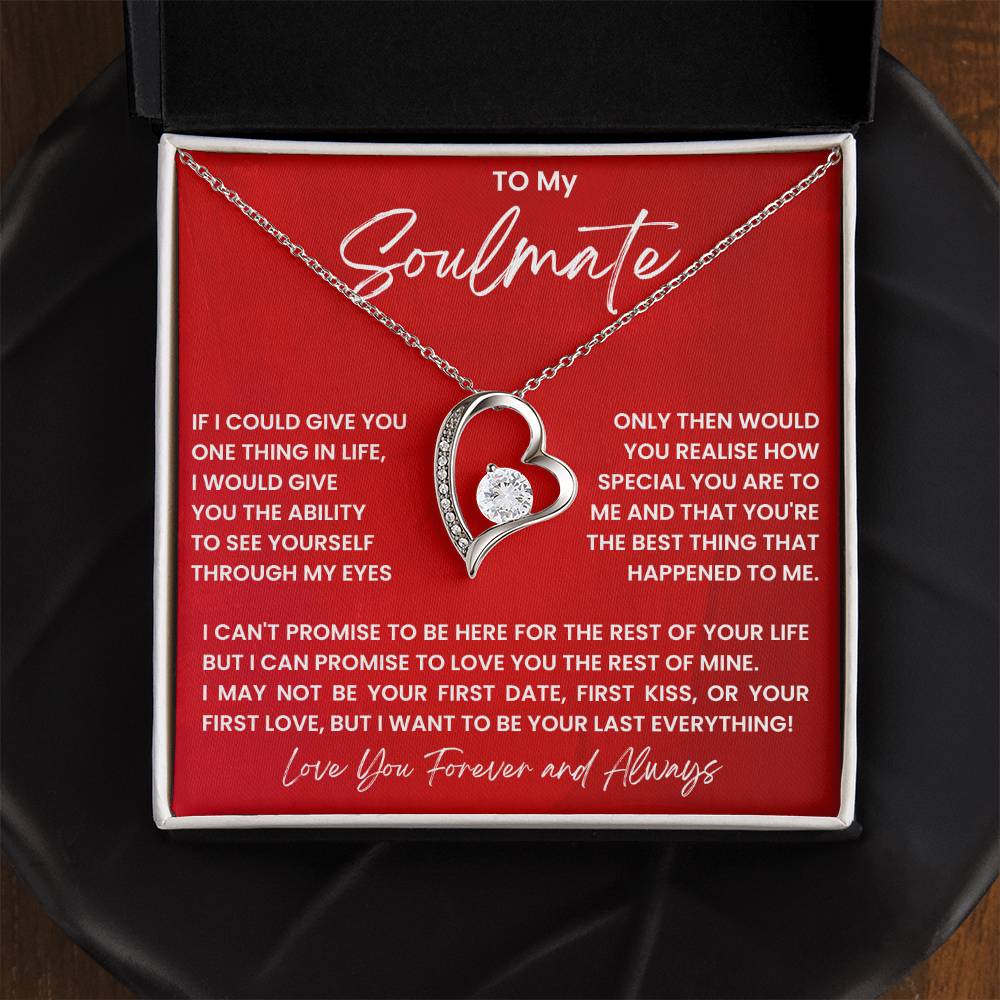 To My Soulmate-Forever Love Necklace-Love You Forever And Always