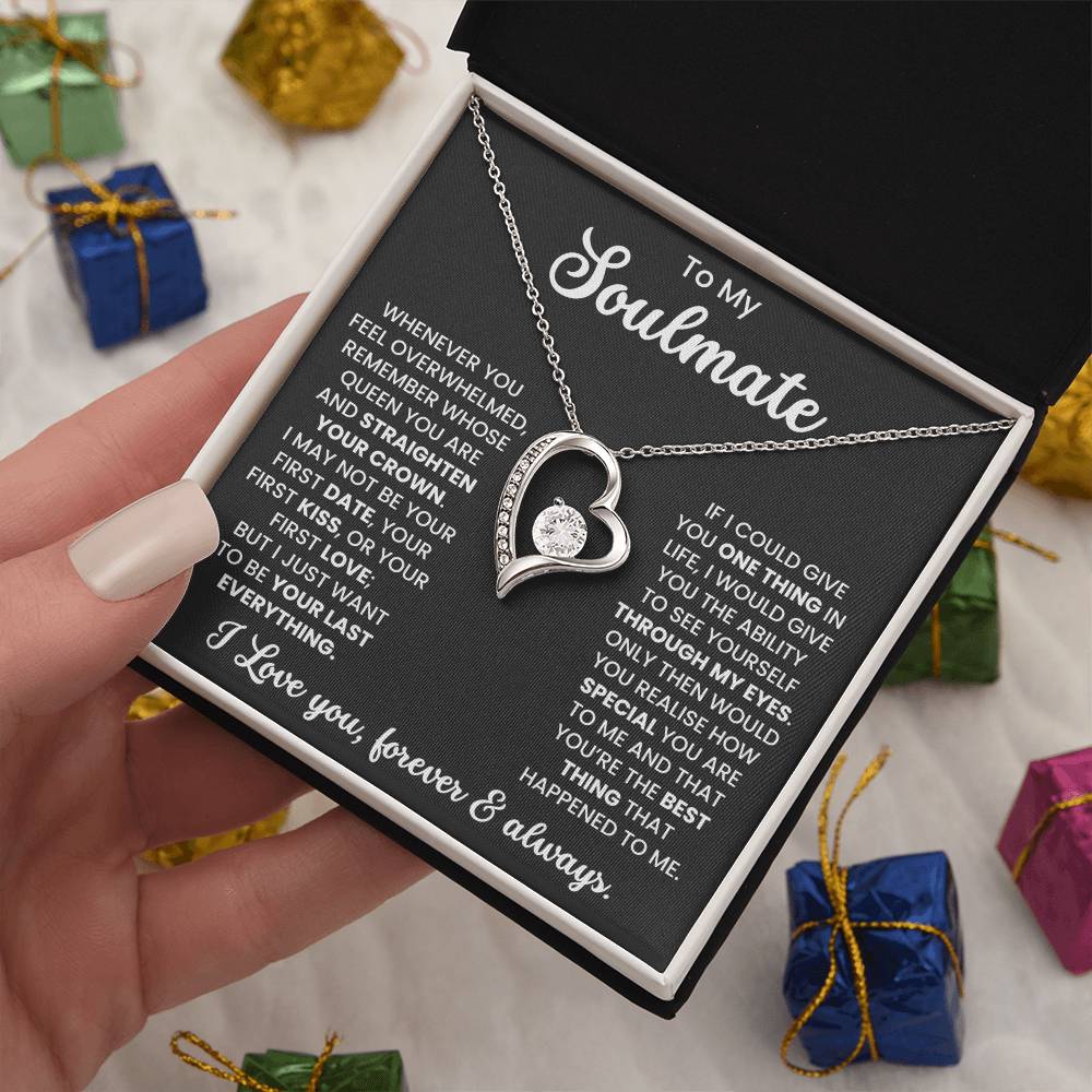 To My Soulmate Necklace – Elegant Jewellery Gift for Love