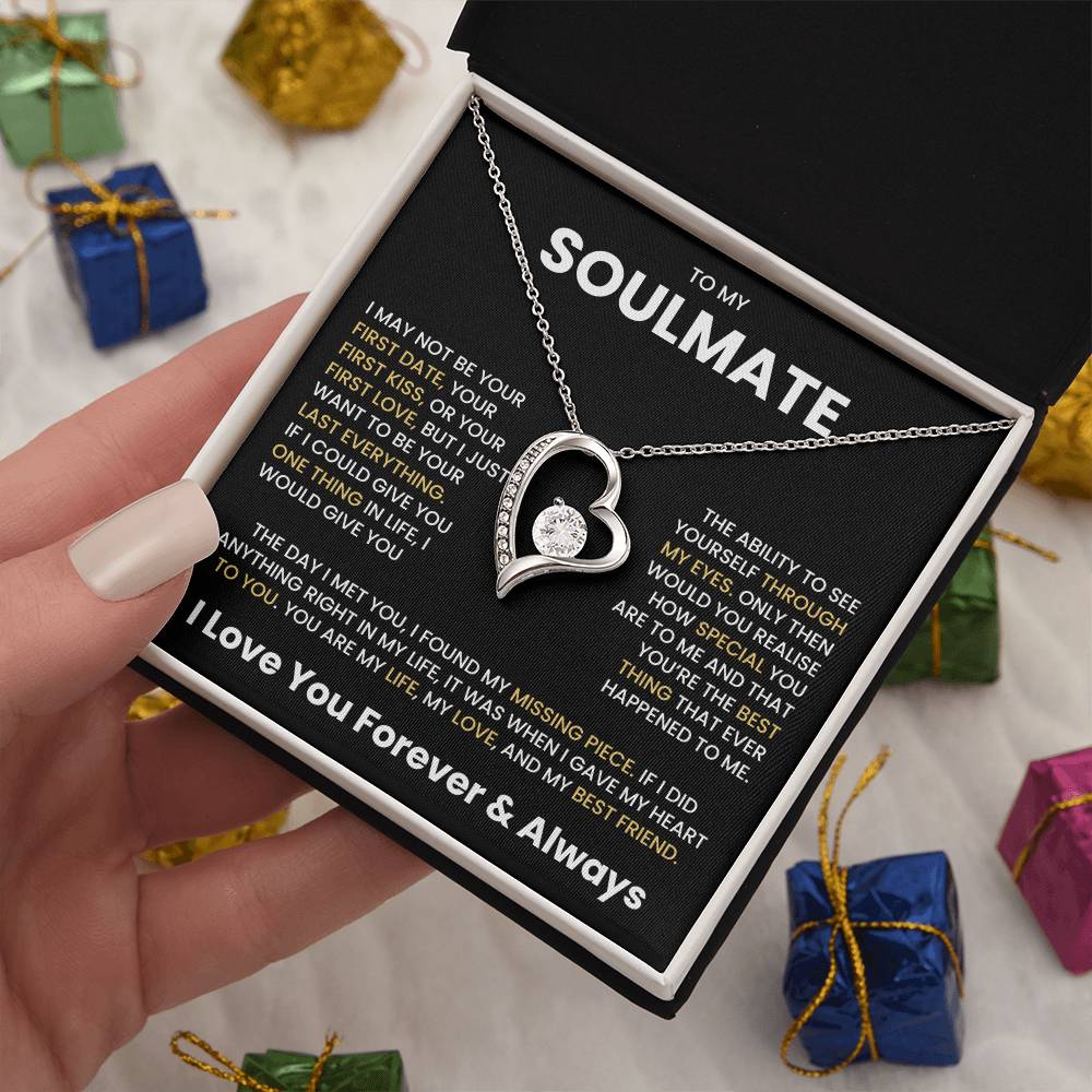 To My Soulmate Necklace – Jewellery Gifts Set for Soulmate