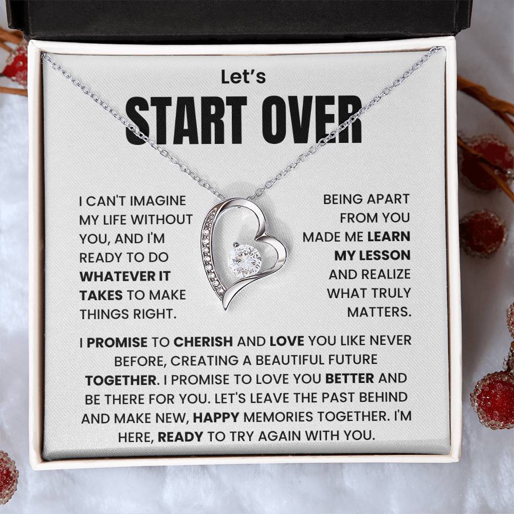 Let's Start Over - Forever Necklace