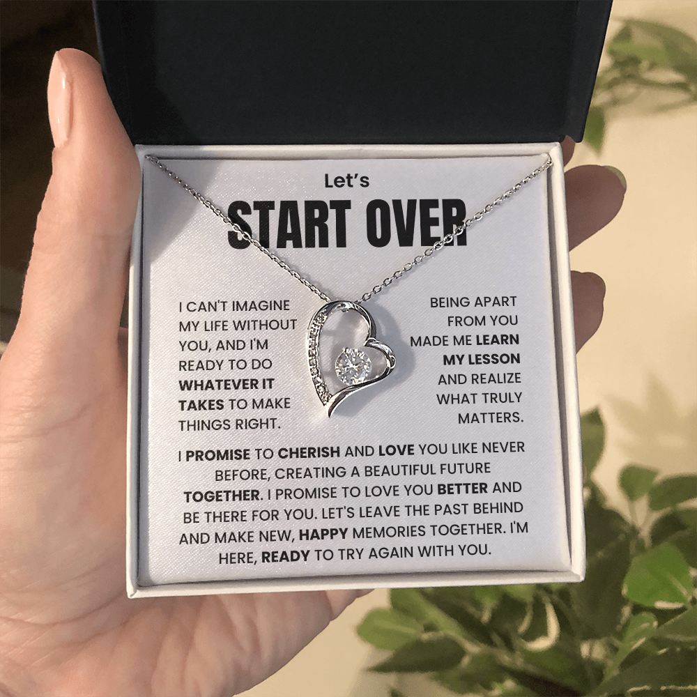Let's Start Over - Forever Necklace