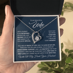 To My Wife - You Are My Rock, My Joy, And The Love of My Life - Necklace