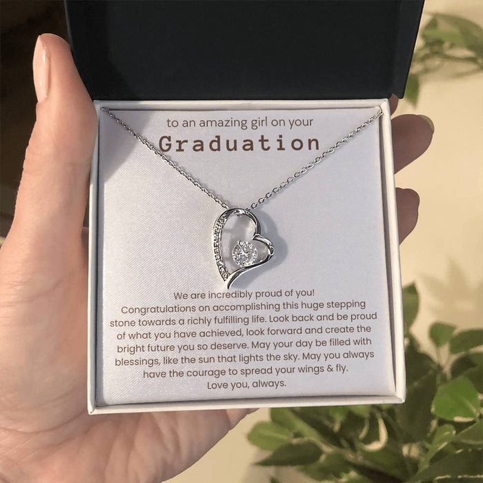 Graduation Gifts for Her - We Are Incredibly Proud of You - Necklace