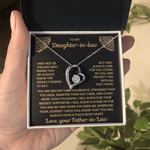 To My Daughter In Law - You Will Always Have A Place In My Heart - Necklace