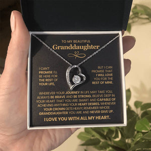 To My Beautiful Granddaughter – Always in my heart