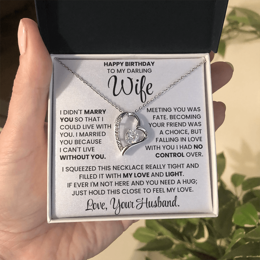 Happy Birthday Necklace Gift Set for Wife BDY01