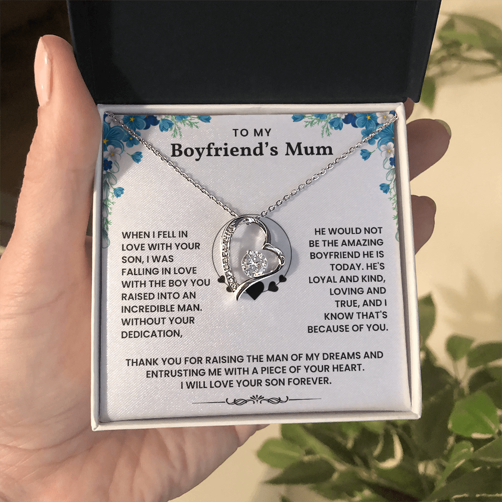 To My Boyfriend's Mum - Thank You For Raising The Man of My Dreams - Necklace