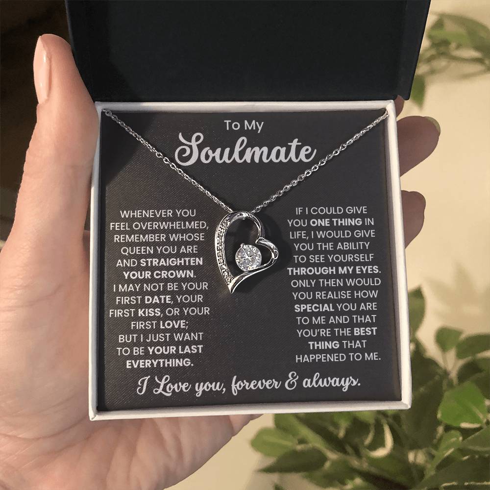 To My Soulmate Necklace – Elegant Jewellery Gift for Love