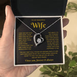 To My Wife Necklace - Jewellery Gifts Set for Wife