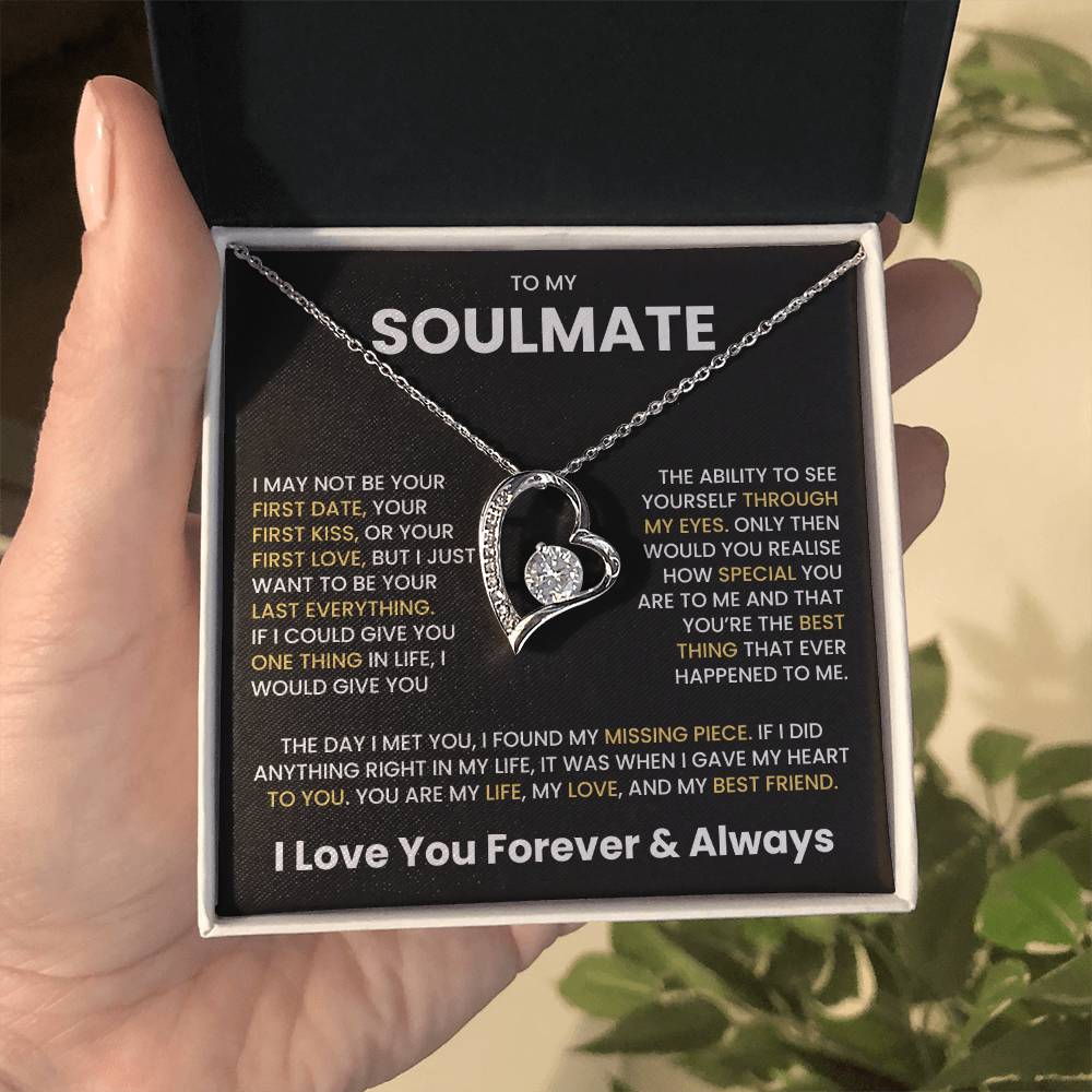 To My Soulmate Necklace – Jewellery Gifts Set for Soulmate