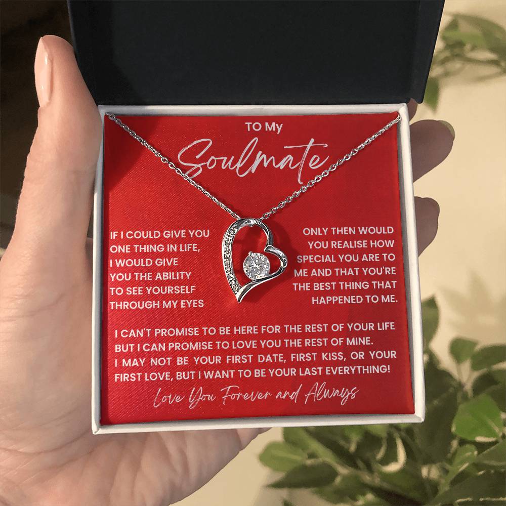 To My Soulmate-Forever Love Necklace-Love You Forever And Always