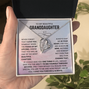 To My Beautiful Granddaughter - You Will Be One of The Most Beautiful Chapters - Necklace