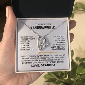 To My Beautiful Granddaughter - Always know you are loved