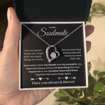 I Love You Always & Forever | Gift for Wife, Soulmate, Girlfriend - Necklace