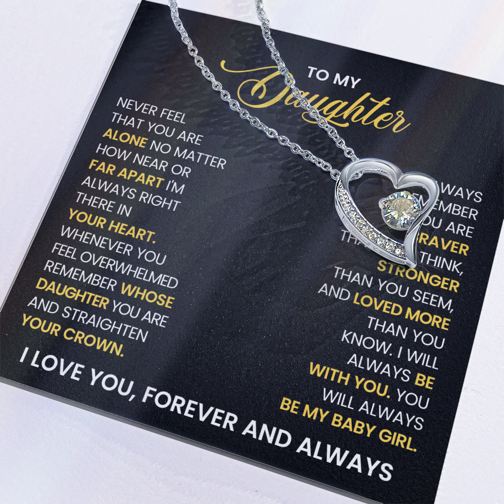To My Daughter - With all my love Necklace