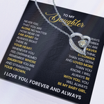 To My Daughter - With all my love Necklace