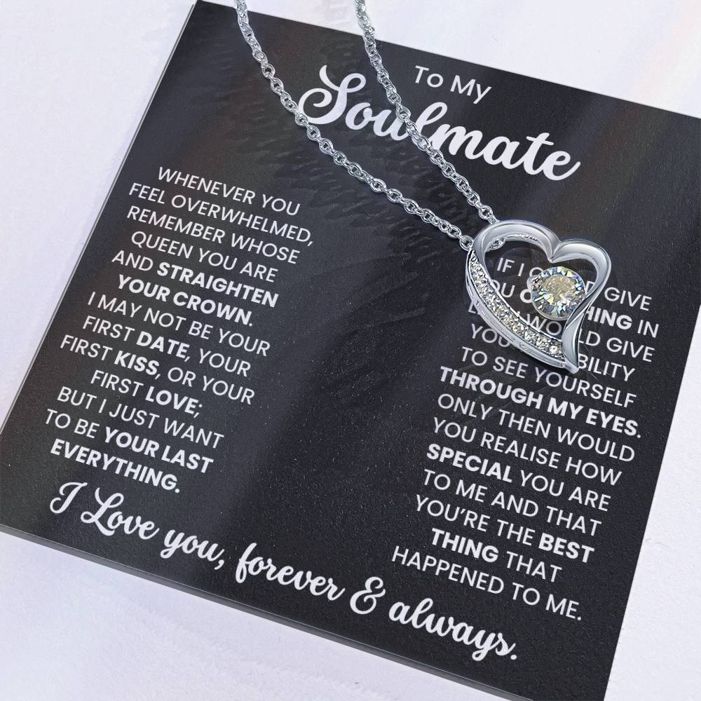 To My Soulmate Necklace – Elegant Jewellery Gift for Love
