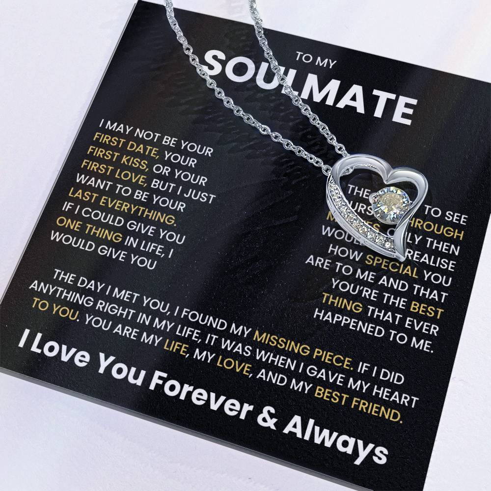 To My Soulmate Necklace – Jewellery Gifts Set for Soulmate