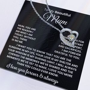 To My Beautiful Mum -  Necklace