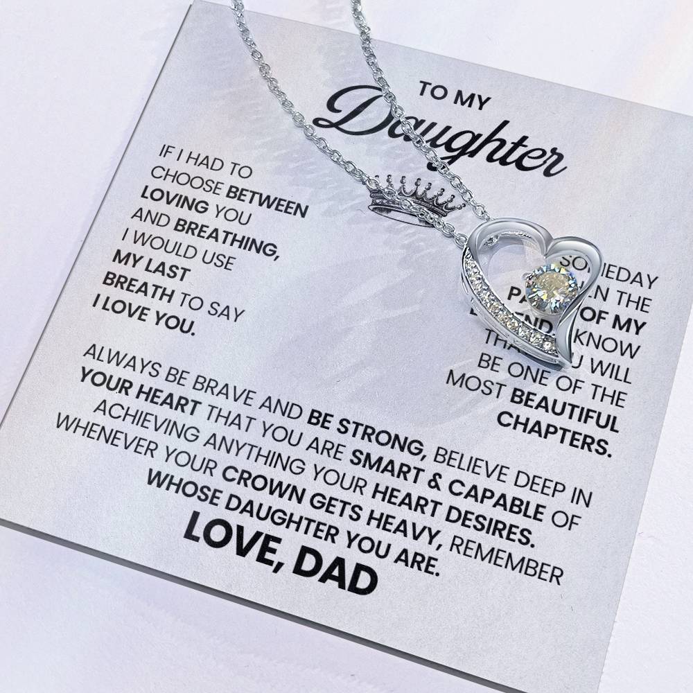 To My Daughter- You are my sunshine Necklace
