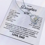 To My Daughter- You are my sunshine Necklace