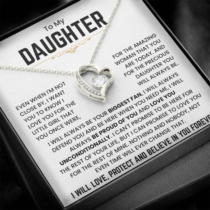 To My Daughter - I Will Always Be Your Biggest Fan - Necklace