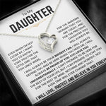To My Daughter - I Will Always Be Your Biggest Fan - Necklace