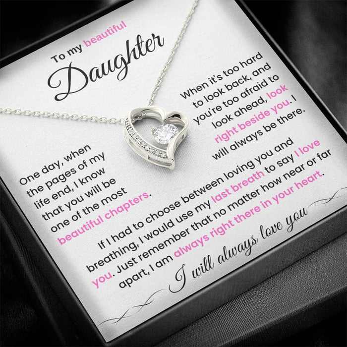 To My Daughter - You Will Be The Most Beautiful Chapters - Necklace