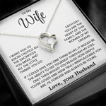 To My Wife - I'll Forever and Always Be Yours - Necklace