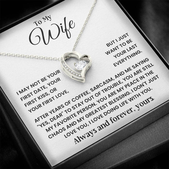 To My Wife - I Don't Just Love You, I Love Doing Life With You - Necklace
