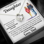 To My Beautiful Daughter - I Will Love You for The Rest of Mine- Necklace