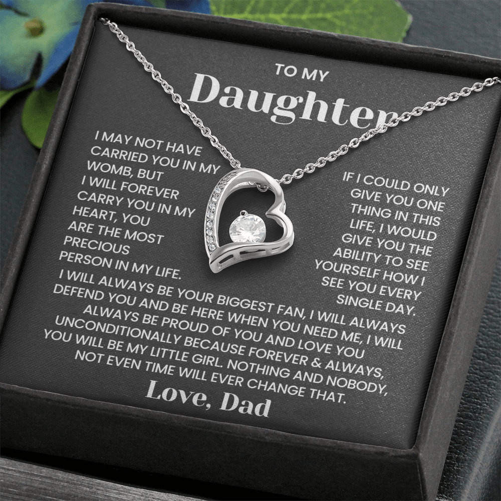 To My Daughter - You Are The Most Precious Person in My Life - Necklace
