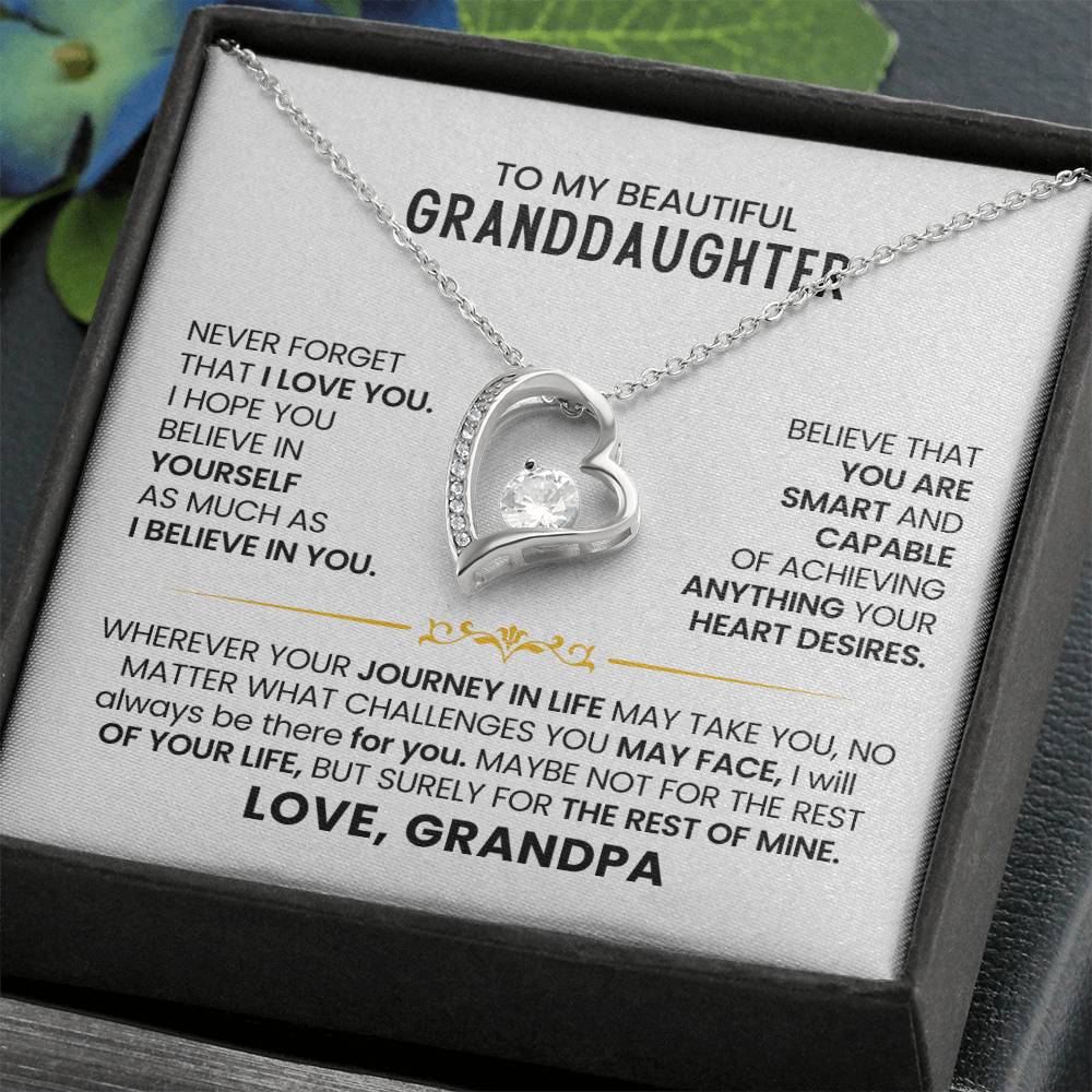 To My Beautiful Granddaughter - Always know you are loved