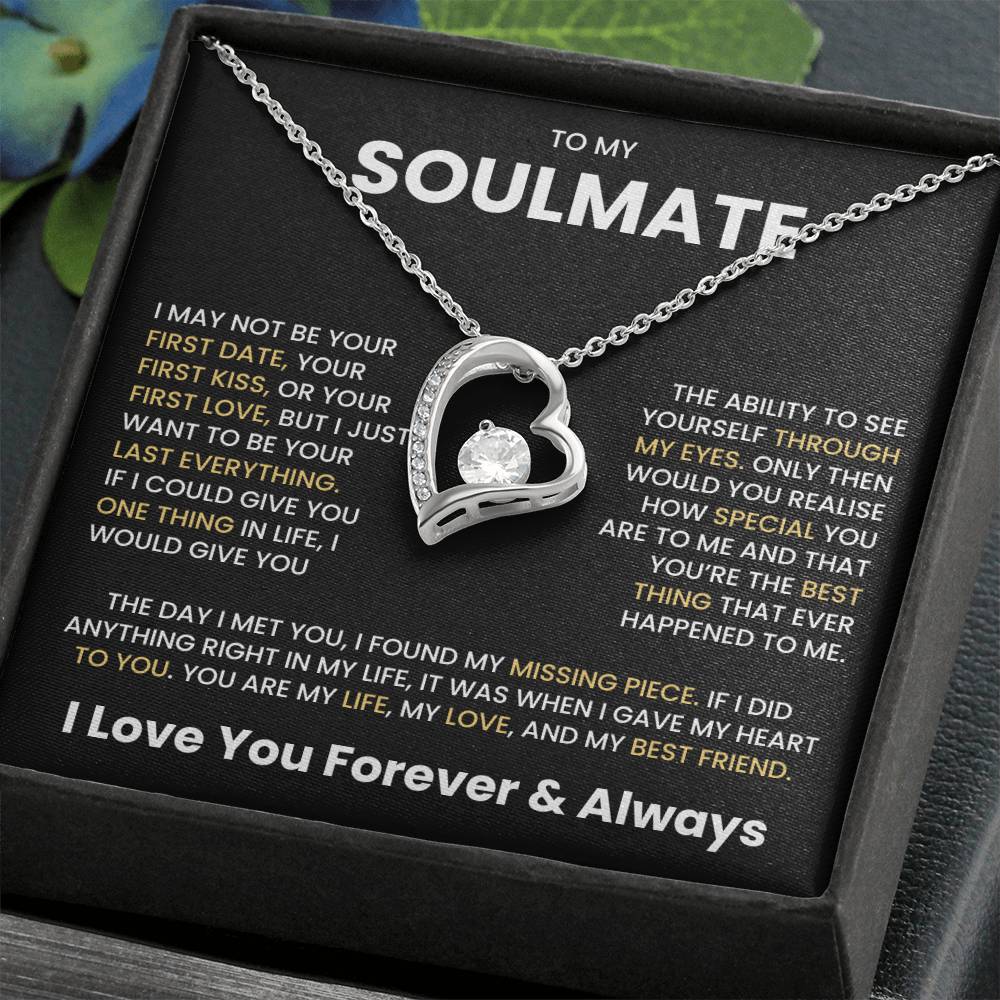 To My Soulmate Necklace – Jewellery Gifts Set for Soulmate