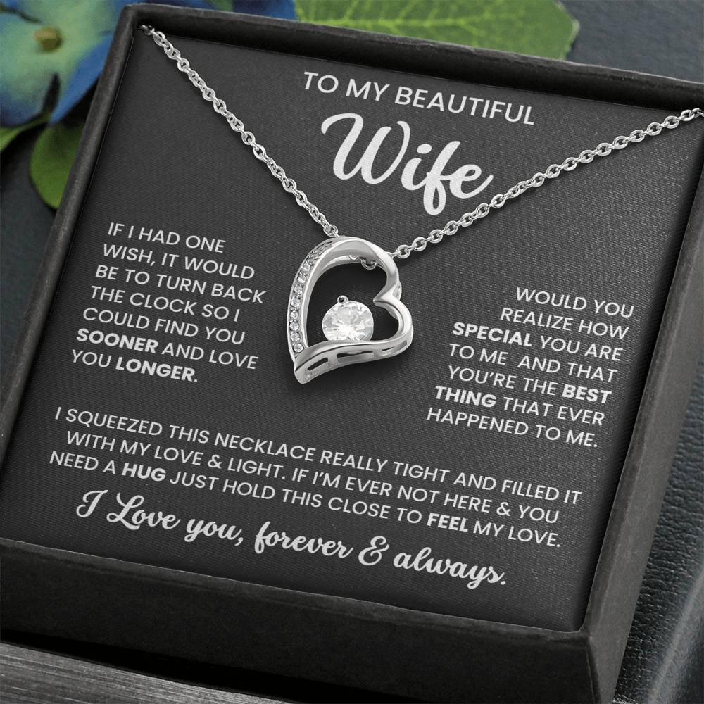 To My Beautiful Wife – Sentimental Jewellery Set | Meaningful Gift for Wife