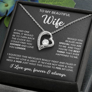 To My Beautiful Wife – Sentimental Jewellery Set | Meaningful Gift for Wife