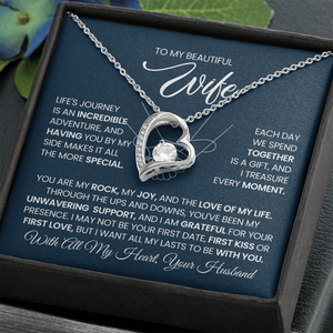 To My Wife - You Are My Rock, My Joy, And The Love of My Life - Necklace