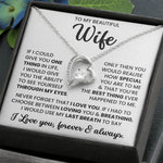 To My Beautiful Wife – Timeless Necklace Jewellery Gift | For Love, Anniversary & Special Moments