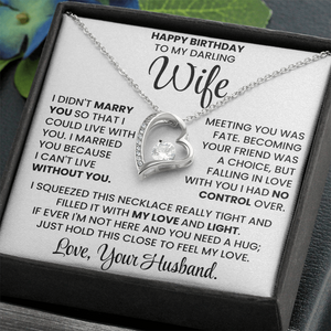 Happy Birthday Necklace Gift Set for Wife BDY01