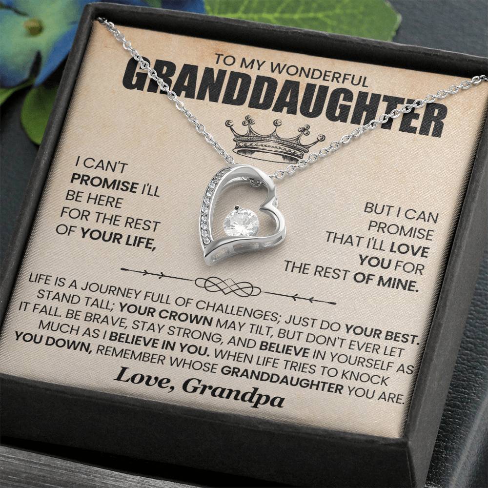 To My Wonderful Granddaughter – Endless love for you