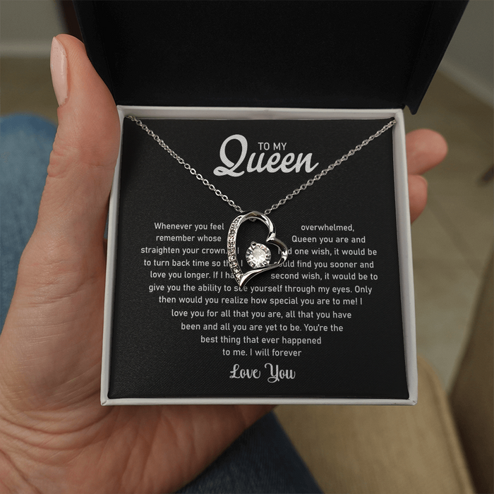 To My Queen - I Will Forever Love You - Necklace