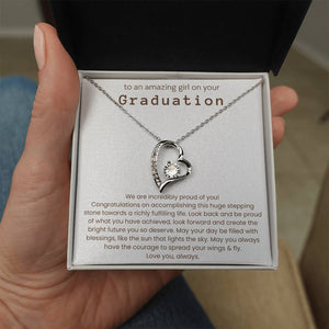 Graduation Gifts for Her - We Are Incredibly Proud of You - Necklace