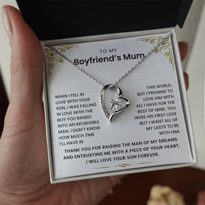 To My Boyfriend's Mum - Thank You for Raising The Man of My Dreams - Necklace