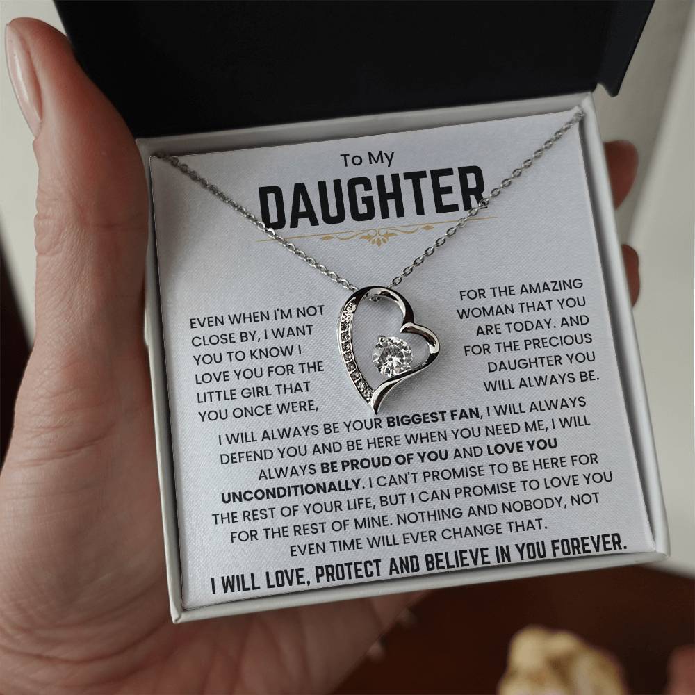 To My Daughter - I Will Always Be Your Biggest Fan - Necklace