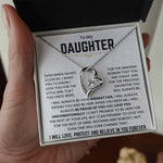To My Daughter - I Will Always Be Your Biggest Fan - Necklace