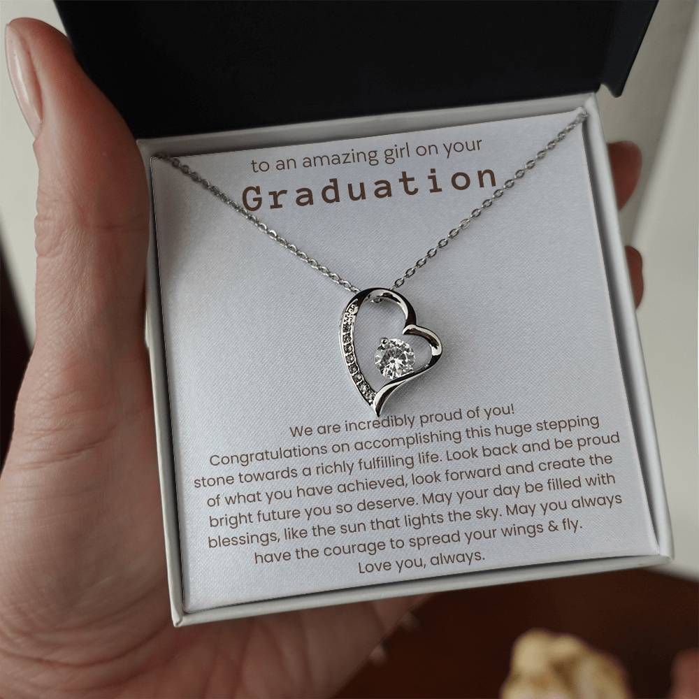 Graduation Gifts for Her - We Are Incredibly Proud of You - Necklace